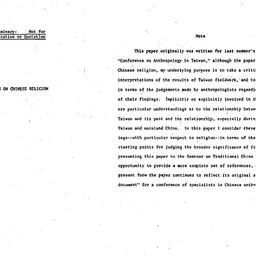 Speaker's paper, 1977-0...