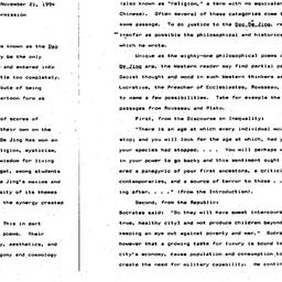 Speaker's notes, 1994-1...