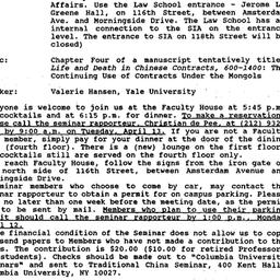 Announcements, 1993-04-13. ...