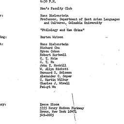 Minutes, 1970-10-13. Tradit...