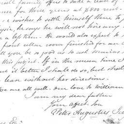 [Document, 1819 April 01]