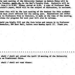 Announcements, 1967-04-18. ...
