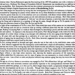 Minutes, 1997-10-14. Tradit...