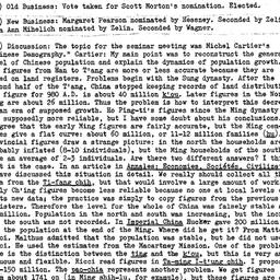 Minutes, 1980-03-04. Tradit...