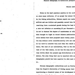 Speaker's paper, 1980-0...