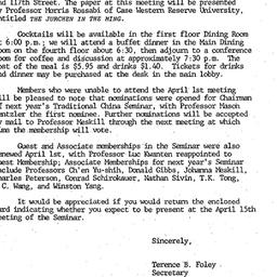 Announcements, 1975-04-02. ...