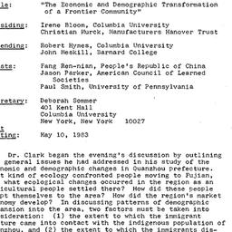 Minutes, 1983-04-12. Tradit...