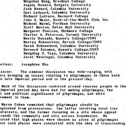 Minutes, 1991-10-15. Tradit...