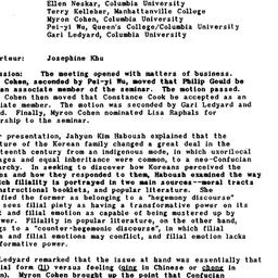 Minutes, 1992-03-10. Tradit...