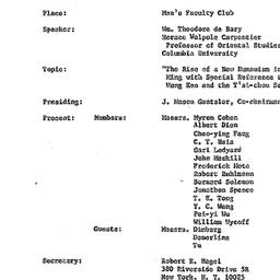 Minutes, 1967-11-14. Tradit...