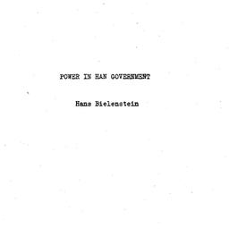 Speaker's paper, 1977-1...