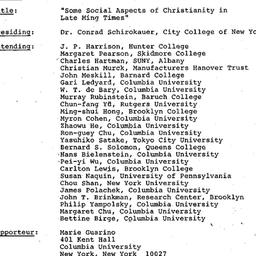 Minutes, 1984-09-11. Tradit...