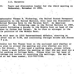 Announcements, 1990-10-22. ...