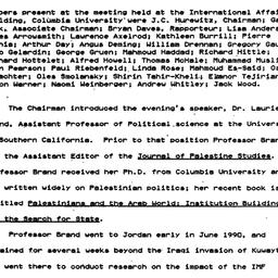 Minutes, 1991-01-16. The Mi...