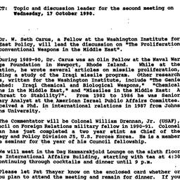 Announcements, 1990-10-17. ...