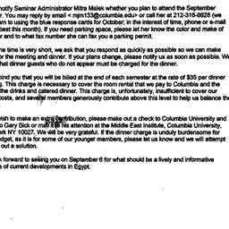 Announcements, 2000-09-06. ...