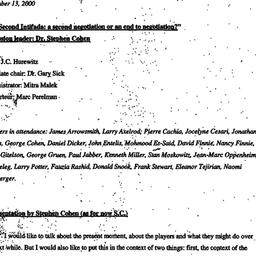 Minutes, 2000-12-13. The Mi...