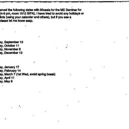 Correspondence, 2001-05-05....