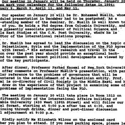 Announcements, 1994-01-05. ...