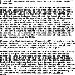 Announcements, 1994-03-30. ...