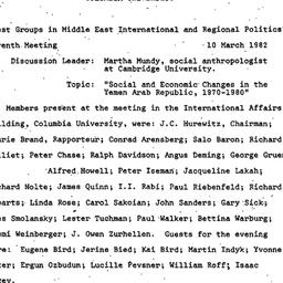 Minutes, 1982-03-10. The Mi...