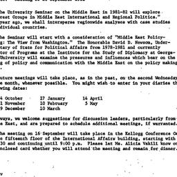 Announcements, 1981-08-25. ...