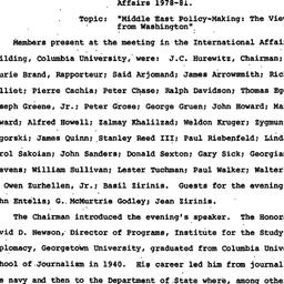 Minutes, 1981-09-16. The Mi...
