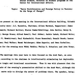 Minutes, 1984-03-22. The Mi...