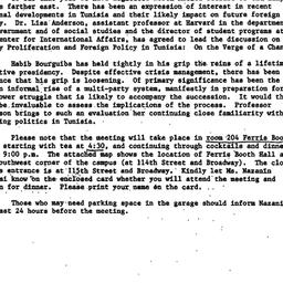 Announcements, 1984-03-22. ...
