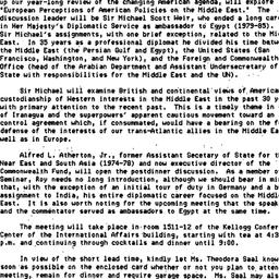 Announcements, 1987-04-06. ...