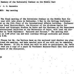 Announcements, 1977-04-11. ...