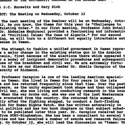 Announcements, 1994-09-26. ...