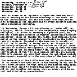 Announcements, 1994-12-28. ...