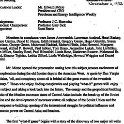 Minutes, 1992-11-11. The Mi...