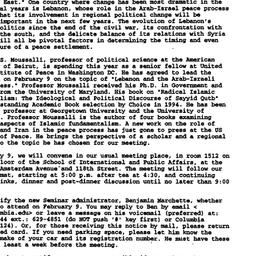 Announcements, 2000-01-21. ...