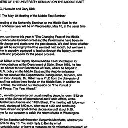 Announcements, 2000-04-27. ...