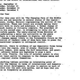 Announcements, 1999-09-02. ...