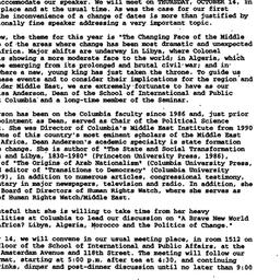 Announcements, 1999-09-23. ...