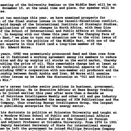 Announcements, 1999-10-18. ...