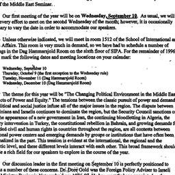 Announcements, 1998-08-15. ...