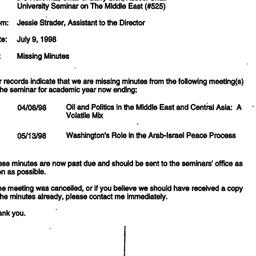 Correspondence, 1998-07-09....