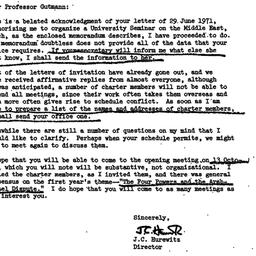 Correspondence, 1971-09-16....