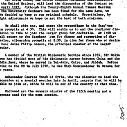 Announcements, 1972-03-21. ...