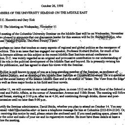 Announcements, 1998-10-26. ...