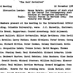 Minutes, 1982-11-10. The Mi...