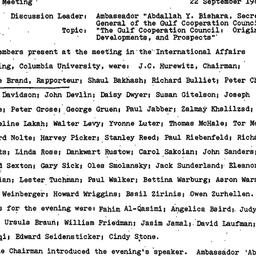 Minutes, 1982-09-22. The Mi...