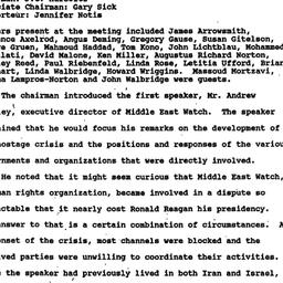 Minutes, 1992-01-22. The Mi...