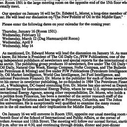 Announcements, 1996-12-09. ...