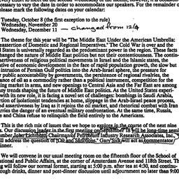 Announcements, 1997-08-29. ...
