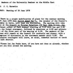 Announcements, 1978-05-03. ...